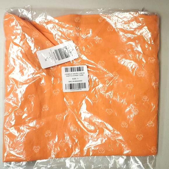 ❤️NWT VINTAGE TORRID FLORAL WASHABLE CRINKLE GAUZE CAMI - PEACH TANK - PLUS SIZE - Picture 3 of 15